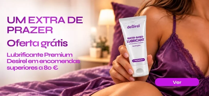 Lubrificante Premium Desirel grátis em encomendas superiores a 80 € | Sex Shop Portugal Desirel.pt