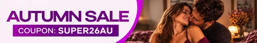 Promoção de outono: 20% de desconto em produtos a preço normal com o código SUPER26AU | Sex Shop Portugal Desirel.pt