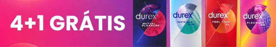 Campanha de preservativos Durex: 4+1 grátis | Sex Shop Portugal Desirel.pt