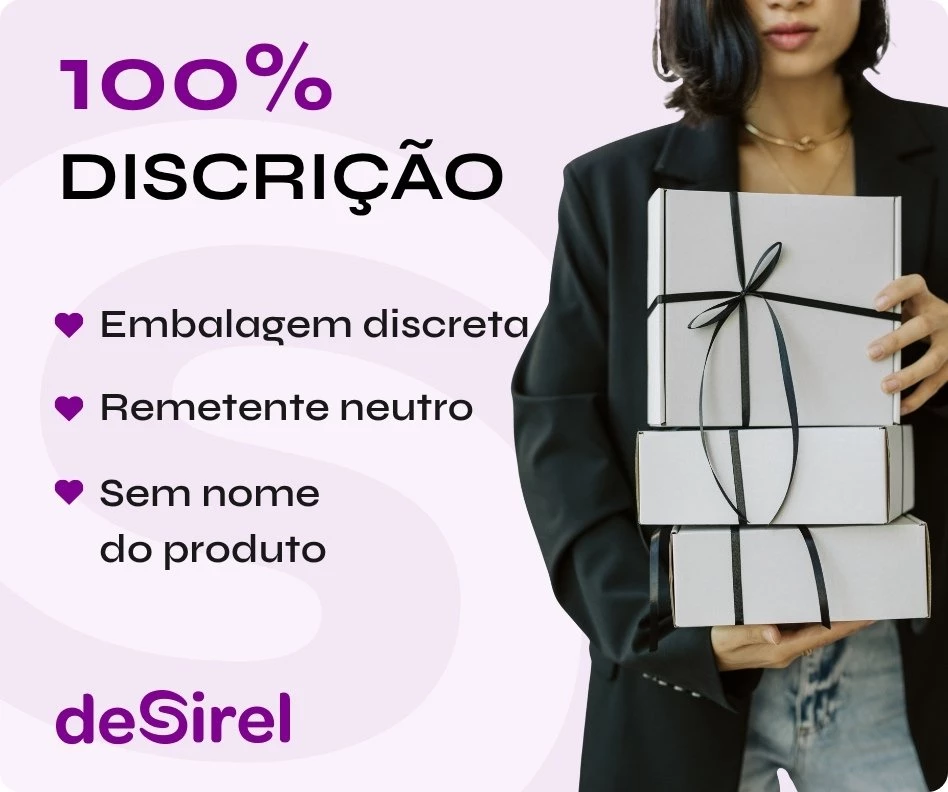 Envio 100 % discreto, embalagem discreta – remetente neutro, sem nome do produto, embalagem totalmente selada | Desirel Sex shop Portugal