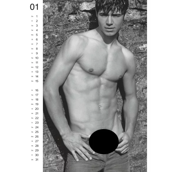 Calendário Masculino Nu - 2026