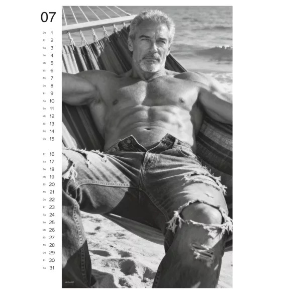 Homens 2027 - calendário de parede erótico (1 unid.)
