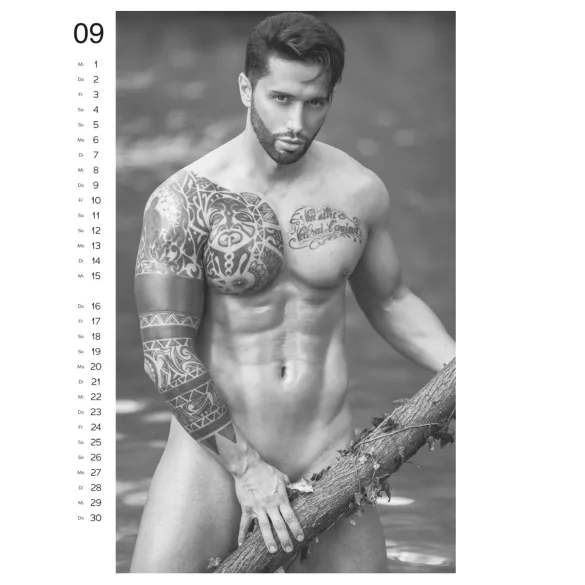 Homens 2027 - calendário de parede erótico (1 unid.)