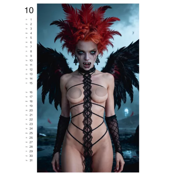 Wild Fantasy 2027 - calendário erótico de parede (1 unid.)
