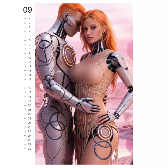 Wild Fantasy 2027 - calendário erótico de parede (1 unid.)