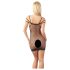 NO:XQSE - Mini Vestido Sexy de Rede - Preto (S-L)