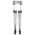 Cottelli - Meia-calça rendada - preto - 5/XXL
