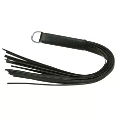 ZADO - chicote erótico - couro macio - preto