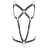 ZADO - body de couro com correntes - preto (S-L)