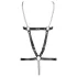 ZADO - body de couro com correntes - preto (S-L)