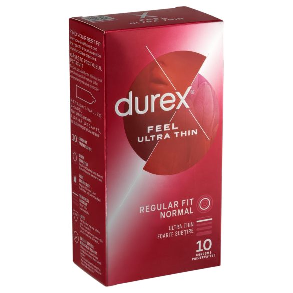 Durex Feel Ultra Fino - preservativo ultrafino realístico (10 unidades)
