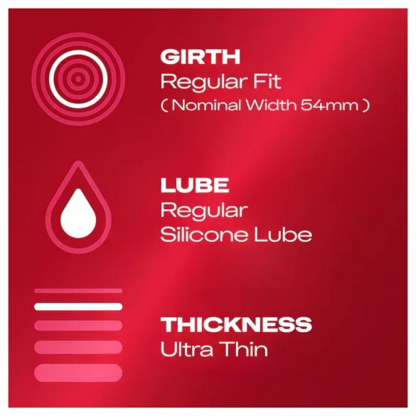 Durex - preservativo ultrafino sensível - 10 unidades