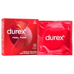   Durex - Preservativo ultra fino - sensação real - 3 unidades