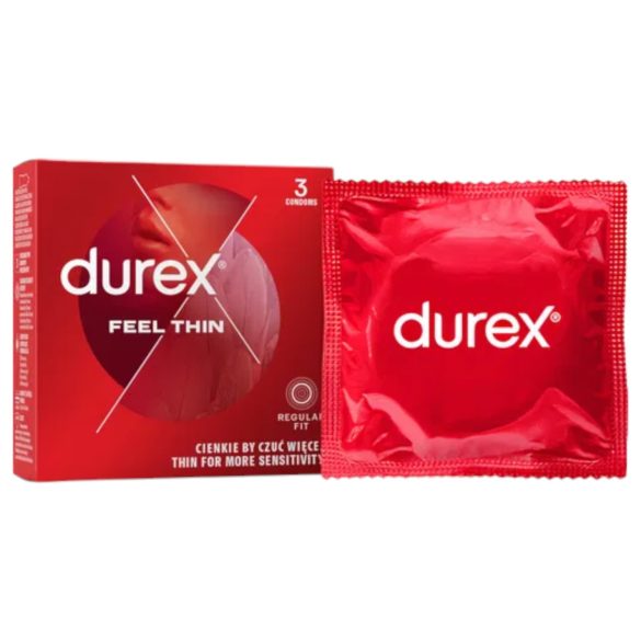 Durex Feel Thin - Preservativos Sensação Realista (3 unidades)