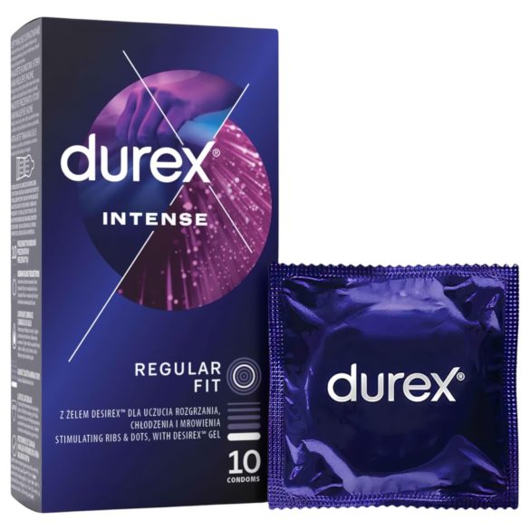 Durex Intense - Preservativo texturizado com pontos (10 unidades)