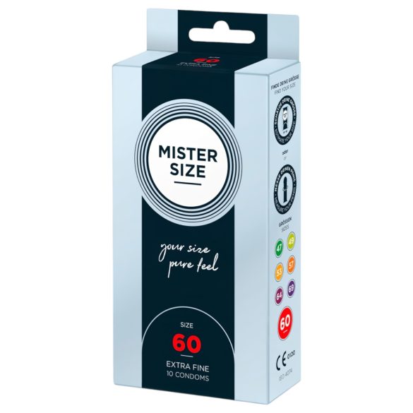 Mister Size Preservativos Finos - 60mm (10 unid.)