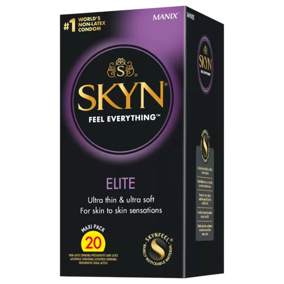 Manix SKYN Elite - preservativo ultra fino sem látex - caixa com 20 unidades