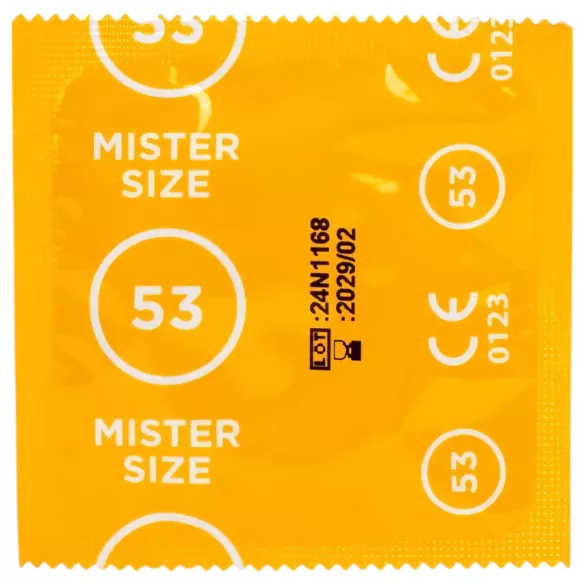 Mister Size - Preservativo teste com medidor de pênis - 3 unidades