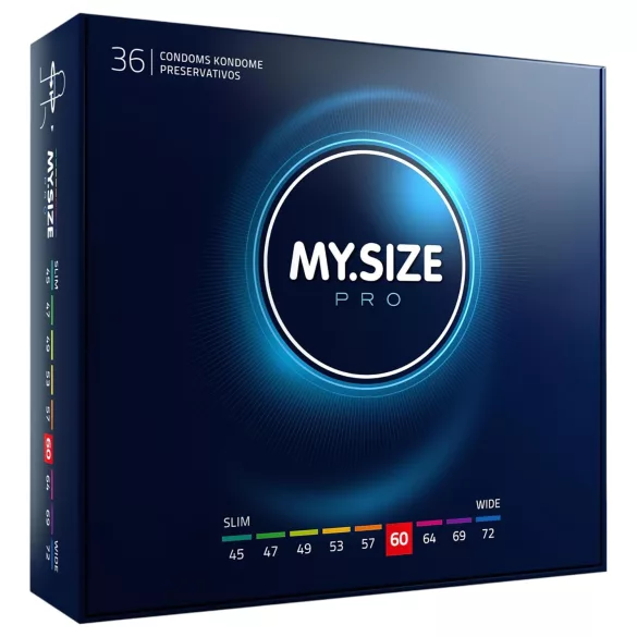 My Size Pro - preservativo extra fino - 60mm - caixa com 36 unidades