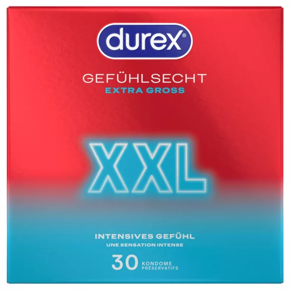 Durex - Preservativos XXL (30 unid.)
