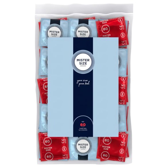 Preservativo Fino Mister Size - 60mm (100uds)