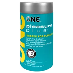   ONE Pleasure Plus - preservativo texturizado com relevo interno - caixa com 12