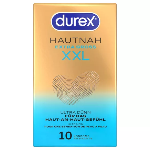 Durex Hautnah XXL - preservativo extra grande - 10 unidades