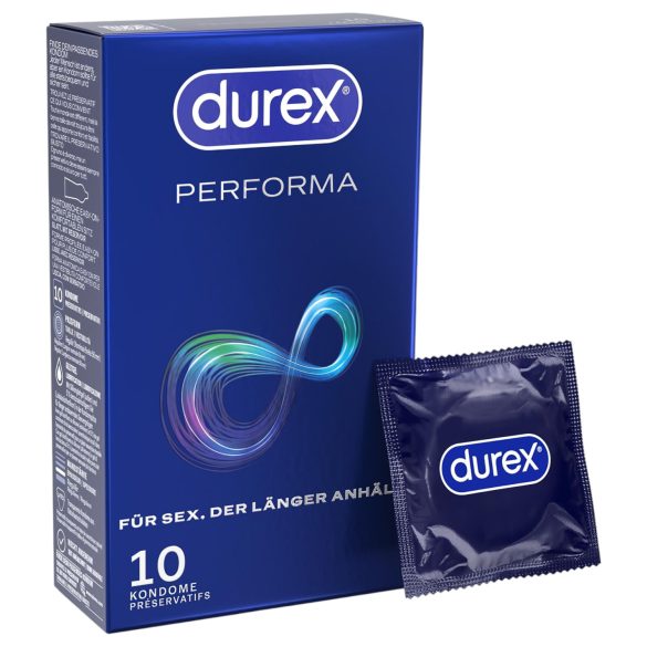 Durex Performa - Preservativo de Desempenho Prolongado (10 unid.)