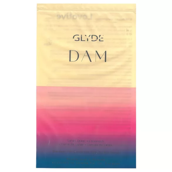 GLYDE - lenço oral vegano de látex - sabor baunilha