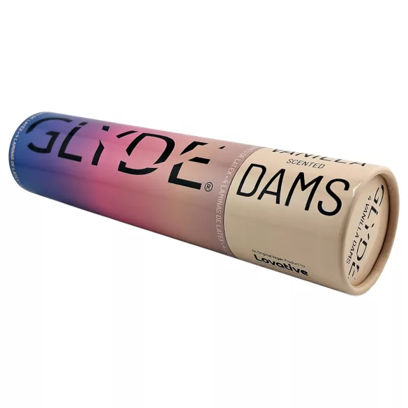 GLYDE - lenço oral vegano de látex - sabor baunilha