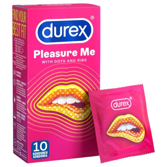 Durex Pleasure Me - preservativos texturizados (10 unidades)