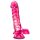 B Yours - Dildo com testículos - 20cm (rosa)