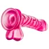 B Yours Basic 8 - dildo com escroto - 23cm - pink