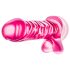 B Yours - Dildo com testículos - 20cm (rosa)