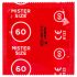 Pacote de Teste Mister Size Preservativos - 3 Unidades