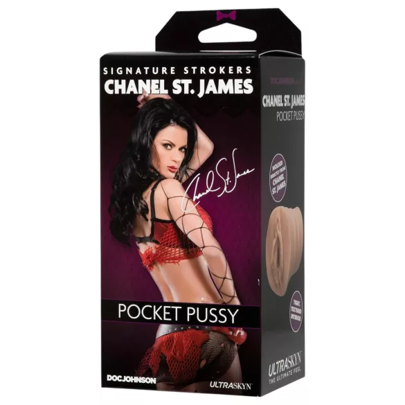 Doc Johnson - masturbador vagina realística Ultraskyn - cor natural