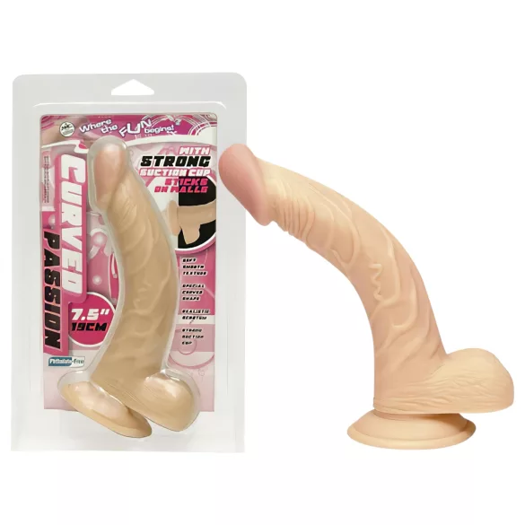 NMC 7.5 - Dildo realista curvado - 19cm