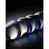 Icicles No. 5 - dildo de vidro espiral - transparente azul