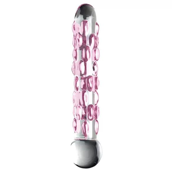 Icicles No. 7 - dildo de vidro com textura de pérolas