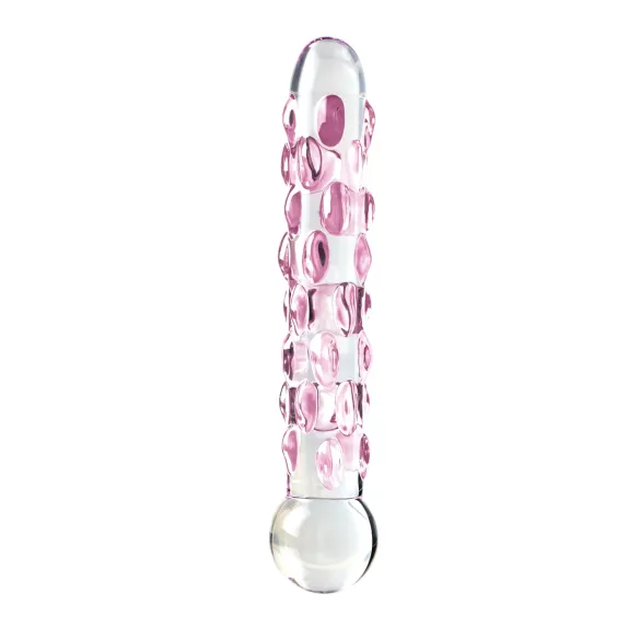 Icicles No. 7 - dildo de vidro com textura de pérolas