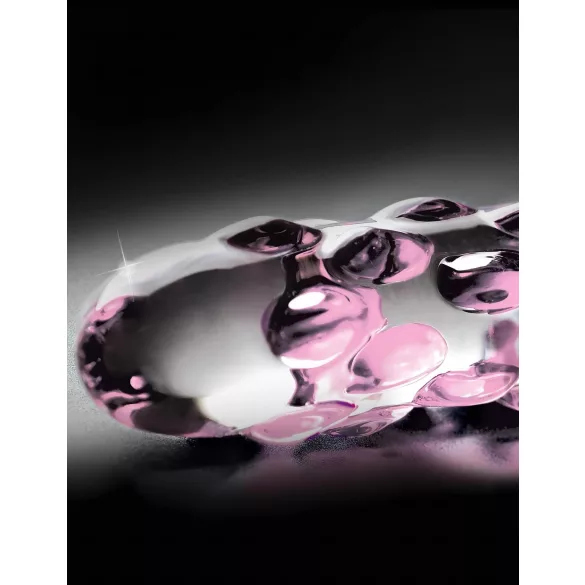 Icicles No. 7 - dildo de vidro com textura de pérolas