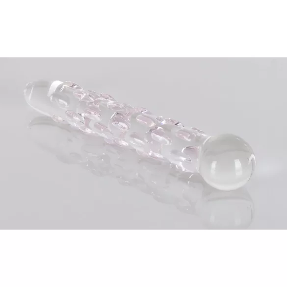 Icicles No. 7 - dildo de vidro com textura de pérolas