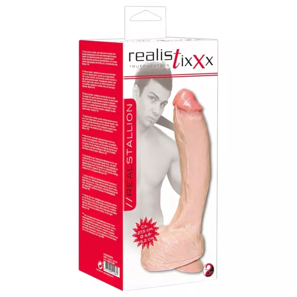 realistixxx Giant - dildo extra grande (cor natural)