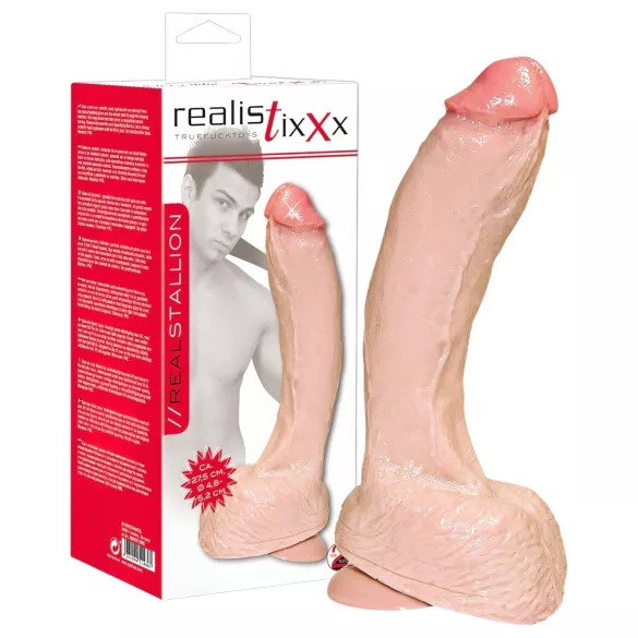 realistixxx Giant - dildo extra grande (cor natural)