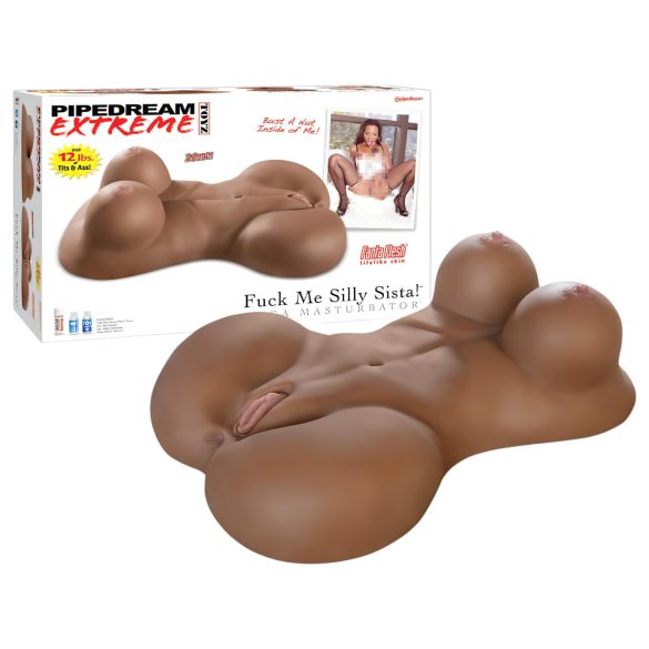 Sista Sedutora - torso feminino marrom