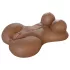 Pipedream Fuck Me Silly Sista - masturbador em forma de torso feminino castanho (5,7 kg)