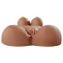 Pipedream Fuck Me Silly Sista - masturbador em forma de torso feminino castanho (5,7 kg)