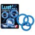 You2Toys - Trio de Anéis Penianos Lust - Azul