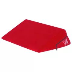   Liberator - almofada sexual em cunha - espuma firme - vermelho