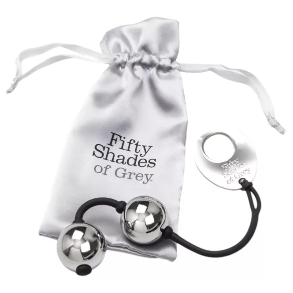 Fifty Shades of Grey - Bola vaginal - peso médio - metal cinza